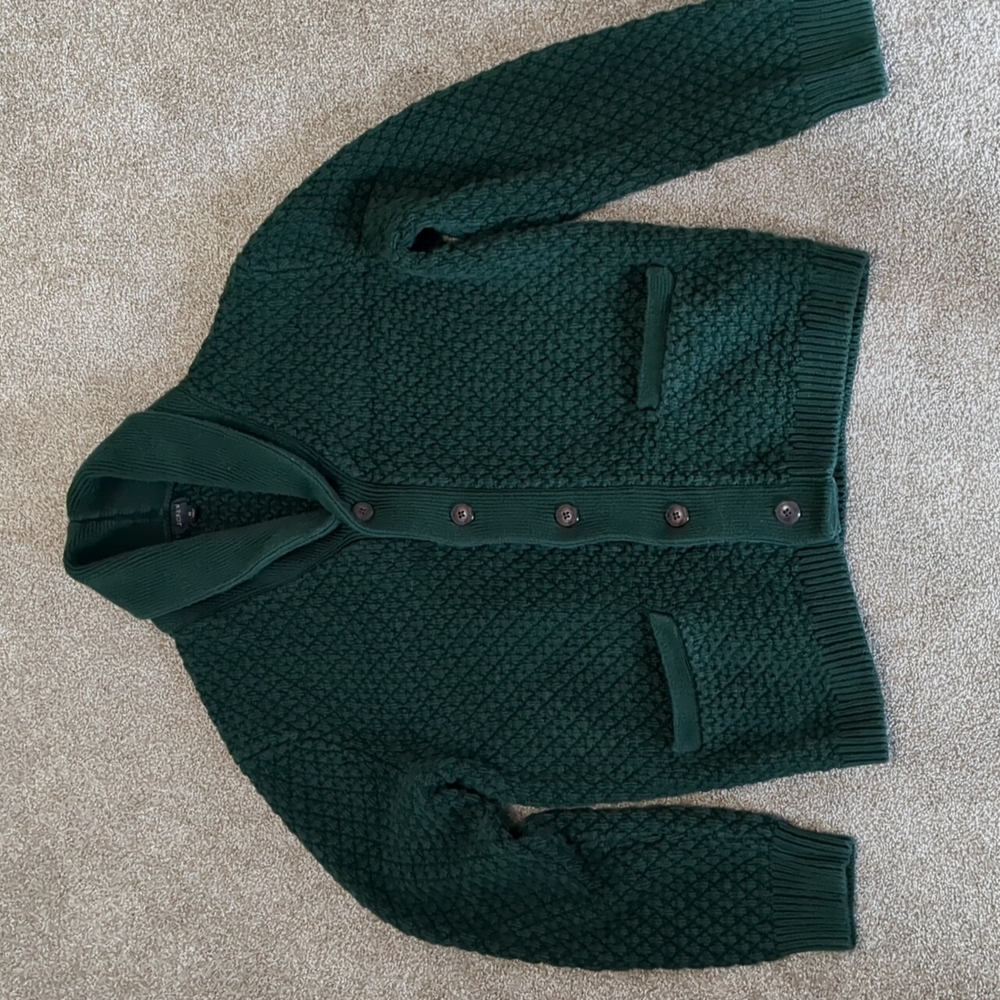 J.crew textured shawl cardigan